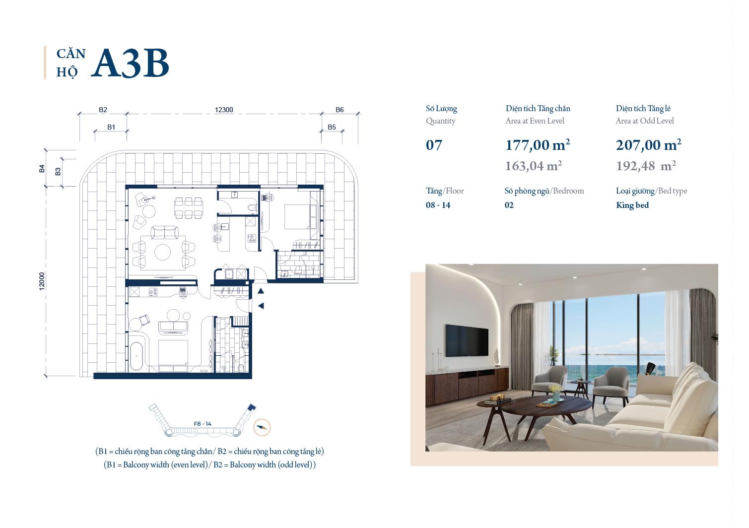 2-bedroom apartments