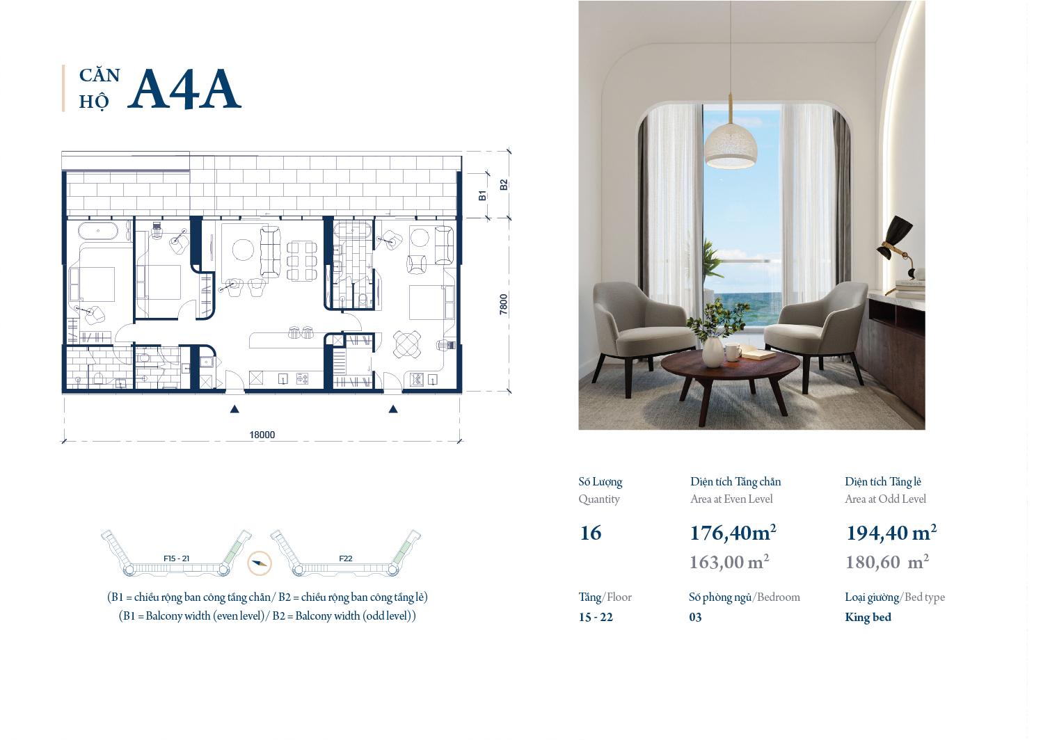 3-bedroom apartments