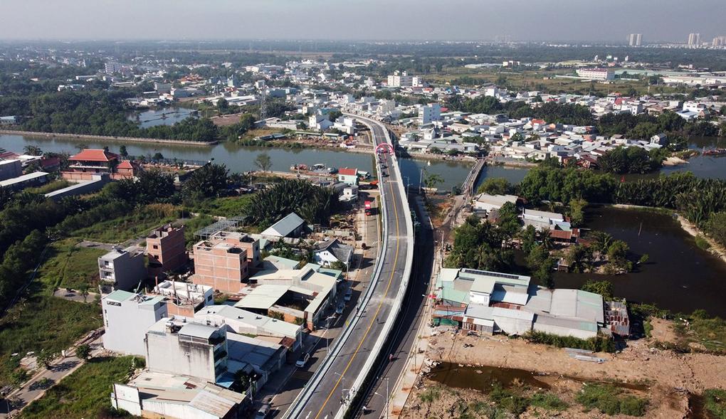 Cầu hơn 400 tỷ đồng ở Sài Gòn hoàn thành