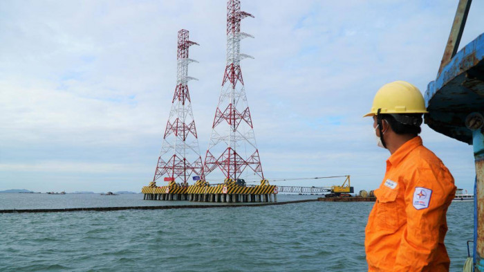 220kV Kien Binh-Phu Quoc sea-crossing line will be energized in the second quarter of 2022